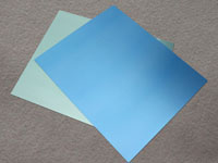 Blue film aluminum substrate